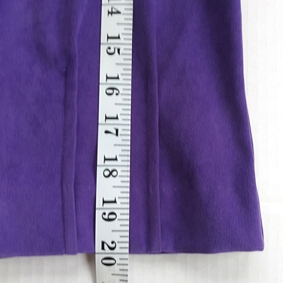 NEW Jessica Howard Pleated Cropped Zip Up Blazer Jacket 12P Purple - Picture 16 of 16
